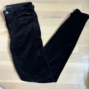 J Beand Maria High Rise Skinny Velvet Jean